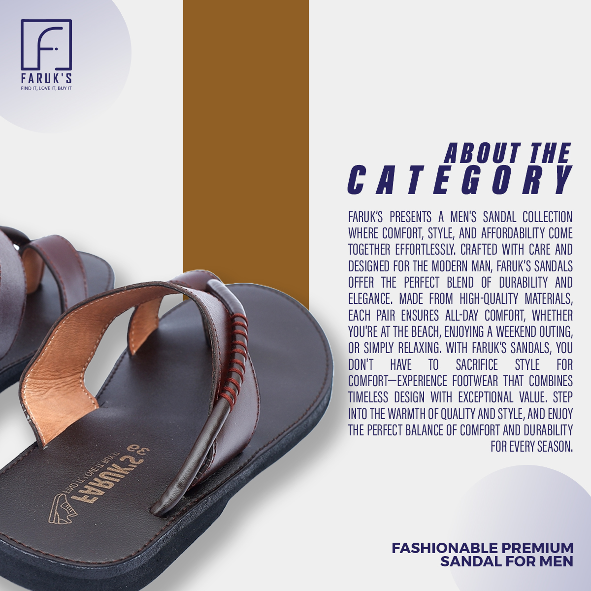 Picture of Men's Leather Sandals, Leather Sandals for man