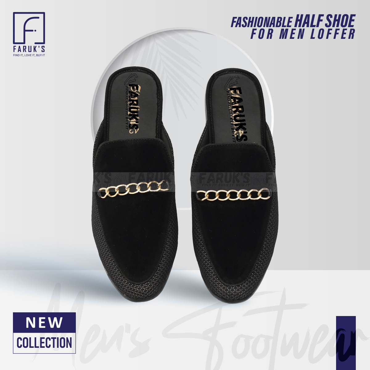 Picture of Trendsetter - Fashion Innovator - Easily Usable - New Fashionable Half Shoe For Men, Half Shoe For Men -Loffer - Easy To maintain