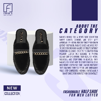 Picture of Trendsetter - Fashion Innovator - Easily Usable - New Fashionable Half Shoe For Men, Half Shoe For Men -Loffer - Easy To maintain