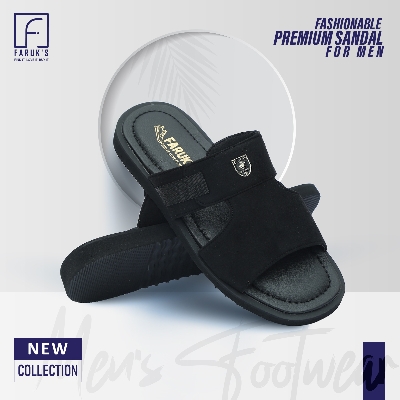 Picture of Stylish Sandal Fashionable Premium Sandal For Men FARUK'S Flats Suede Formal