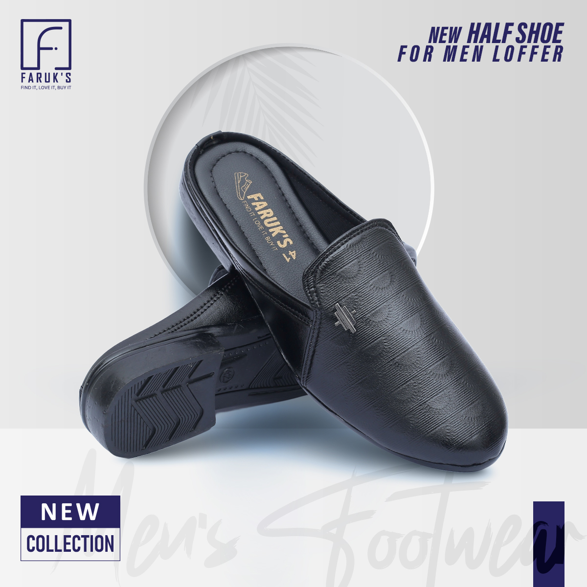 Picture of New Fashionable Half Shoe For Men, Half Shoe For Men -Loffer