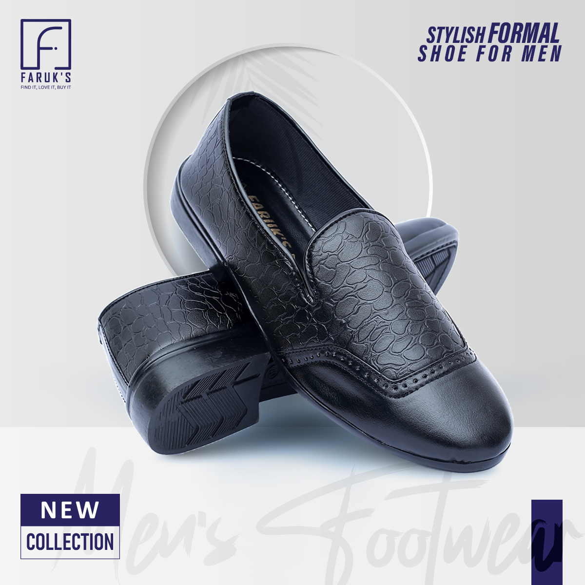 Picture of New Fashionable Half Shoe For Men, Half Shoe For Men -Loffer