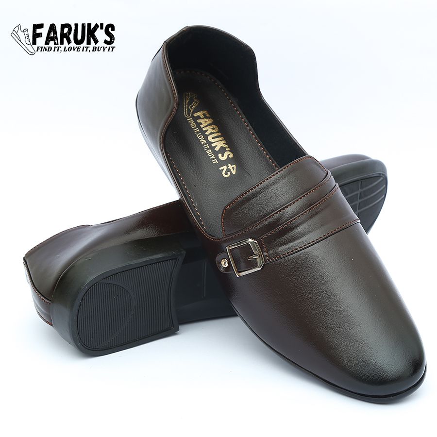 Picture of Stylish Addition - Luxury Stylish Half Shoe For Men Fashionable Premium Sandal For Men FARUK'S Flats Formal Shoe - Sustainable Choice