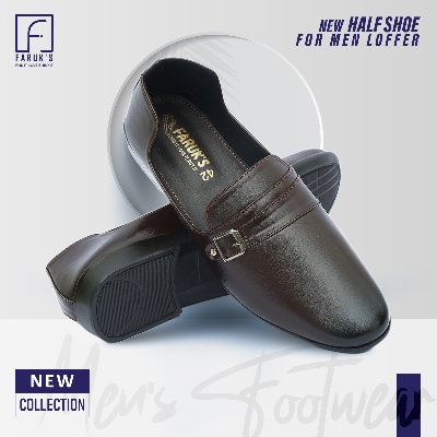 Picture of Stylish Addition - Luxury Stylish Half Shoe For Men Fashionable Premium Sandal For Men FARUK'S Flats Formal Shoe - Sustainable Choice