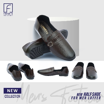 Picture of Stylish Addition - Luxury Stylish Half Shoe For Men Fashionable Premium Sandal For Men FARUK'S Flats Formal Shoe - Sustainable Choice