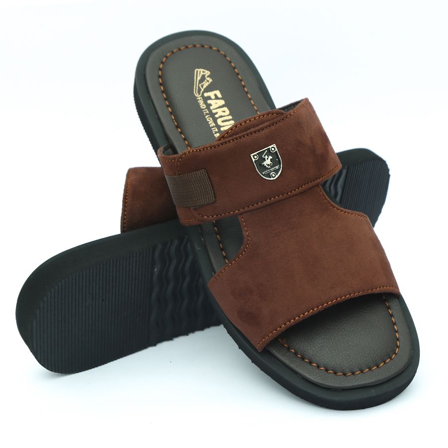 Picture of Luxury Stylish Sandal Fashionable Premium Sandal For Men FARUK'S Flats Suede Formal