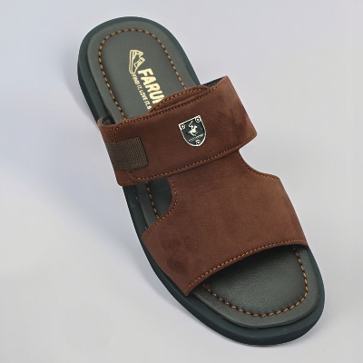 Picture of Luxury Stylish Sandal Fashionable Premium Sandal For Men FARUK'S Flats Suede Formal