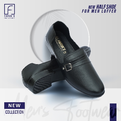 Picture of Stylish Addition - Luxury Stylish Half Shoe For Men Fashionable Premium Sandal For Men FARUK'S Flats Formal Shoe - Sustainable Choice