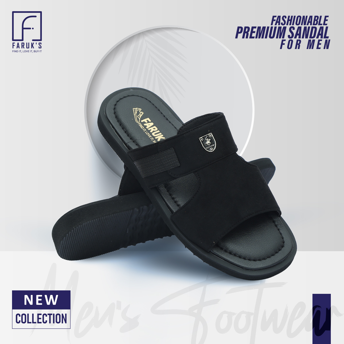 Picture of Luxury Stylish Sandal Fashionable Premium Sandal For Men FARUK'S Flats Suede Formal