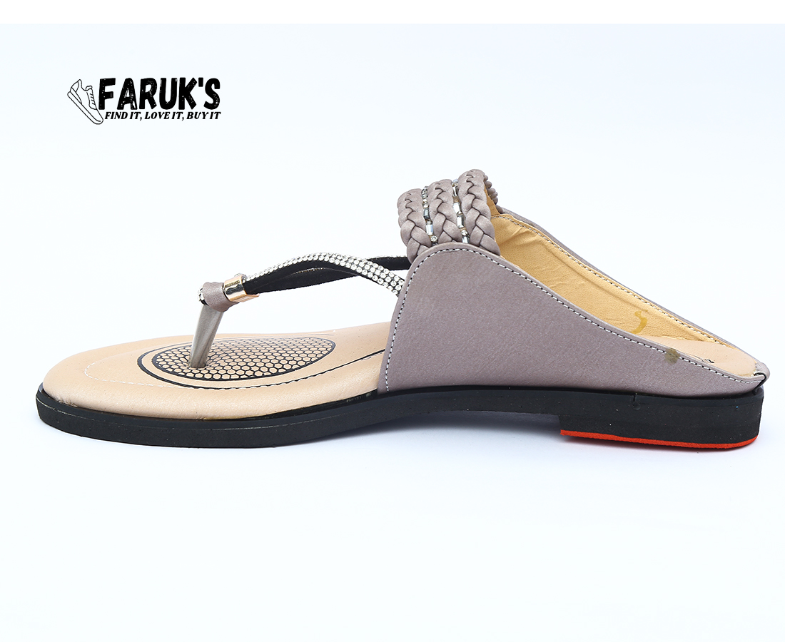 Picture of New Trendy Women And Girls Flat Sandals For Casual Look In Slide Kickonn sandals ,Slide,Clogs and designable sandals for Women's and Girl's, Women's sandals , summer shoes, beach shoes