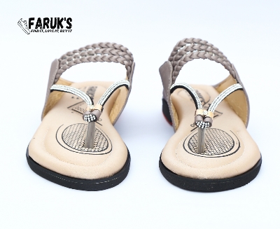 Picture of New Trendy Women And Girls Flat Sandals For Casual Look In Slide Kickonn sandals ,Slide,Clogs and designable sandals for Women's and Girl's, Women's sandals , summer shoes, beach shoes