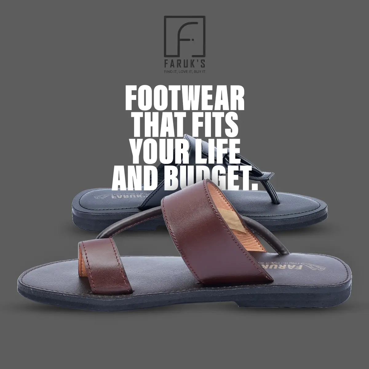 Picture of Luxury Stylish Sandal Fashionable Premium Sandal For Men FARUK'S Flats Suede Formal