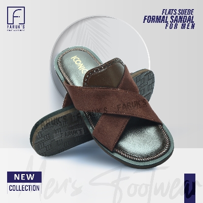 Picture of Luxury Stylish Sandal Fashionable Premium Sandal For Men FARUK'S Flats Suede Formal