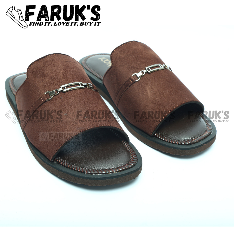 Picture of Luxury Stylish Sandal Fashionable Premium Sandal For Men FARUK'S Flats Suede Formal