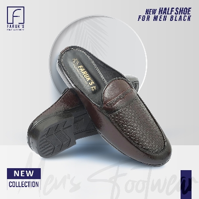 Picture of Half Shoe For Men / Fashionable Premium Sandal For Men Flats Formal Half Shoe / Luxury Stylish Half Shoe For Men
