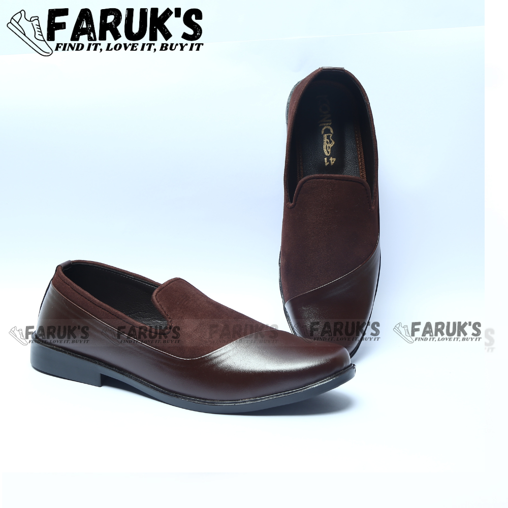 Picture of New Eid Collection Men's Leather Shoes - New Spring And Autumn Men's Leather Shoes Increase Breathable Elegant Weddings Party Casual Dress Shoes Brown Black Shoes for Men (Brown and Black Shoes 39,40,41,42,43,44)