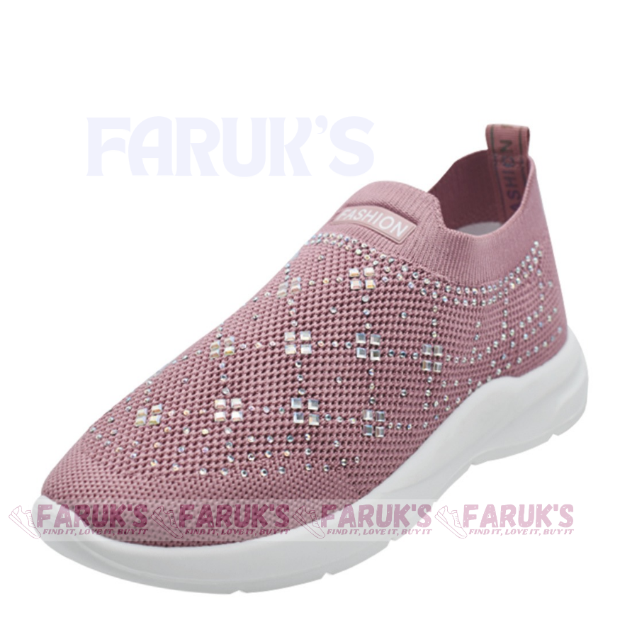 Picture of Chaina Ladies all over stone work fashionable shoes, Women fashionable shoes