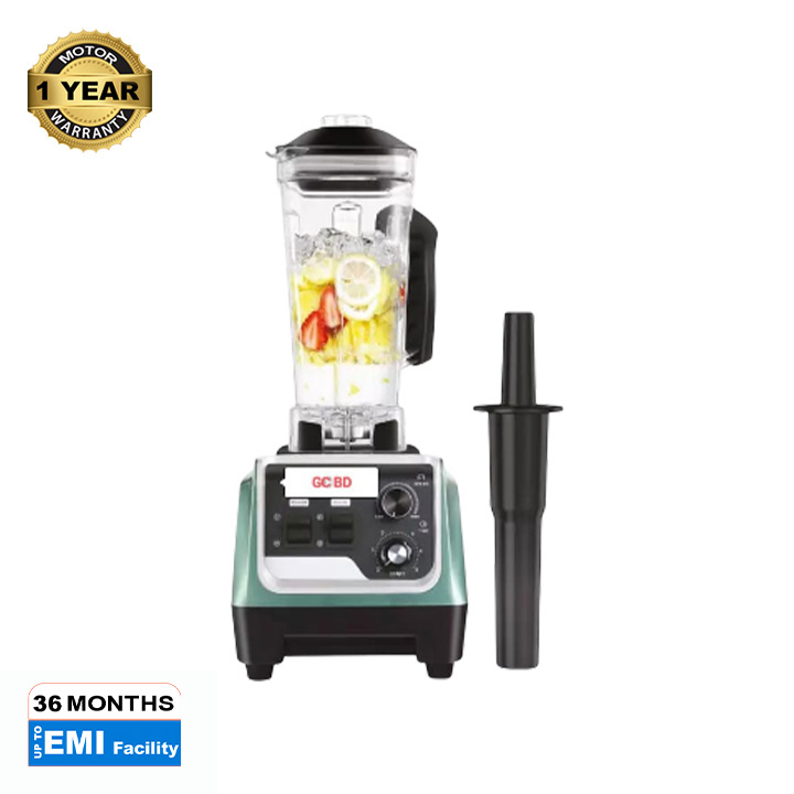 Picture of Commercial Multi Functional Power Blender 2200 Watts, Green/Black. Miyako BL-69TRIP 2.0L Jar