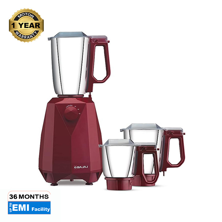 Picture of Bajaj Juvel Mixer Grinder 800 Watts, Maroon Bajaj
