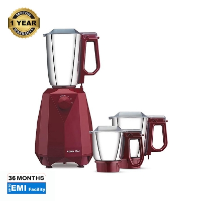 Picture of Bajaj Juvel Mixer Grinder 800 Watts, Maroon Bajaj