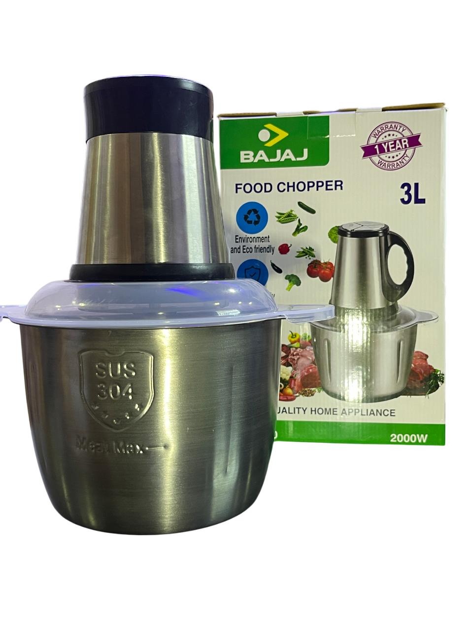 Buy bajaj-2000-watt-high-power-stainless-steel-material-high-quality-and-powerfull-food-chopper-grinders at Best Price in Bangladesh