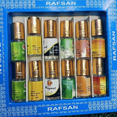 12 Pieces Ayna Ator-(3ml Each Bottle) (MAGNET,KACHA BELI,SHAHI DARBAR,BOKUL FUL,ROJONI GANDHA,GULE LALA) RKissu.comonline shop bangladeshothoba.com