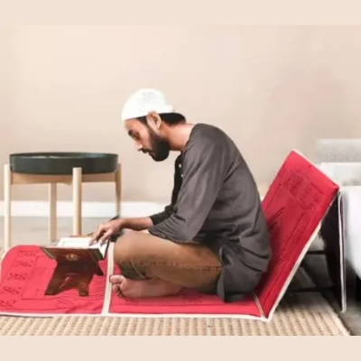 Foldable Luxury Relax Backrest Muslim Prayer Mat Carpet Islamic Recliner Chair Travel Recliner cx RKissu.comonline shop bangladeshothoba.com