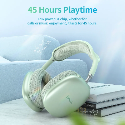 Picture of Hoco W35 air Bluetooth V5.3 Headphone with 90 hours Playtime over head headphone