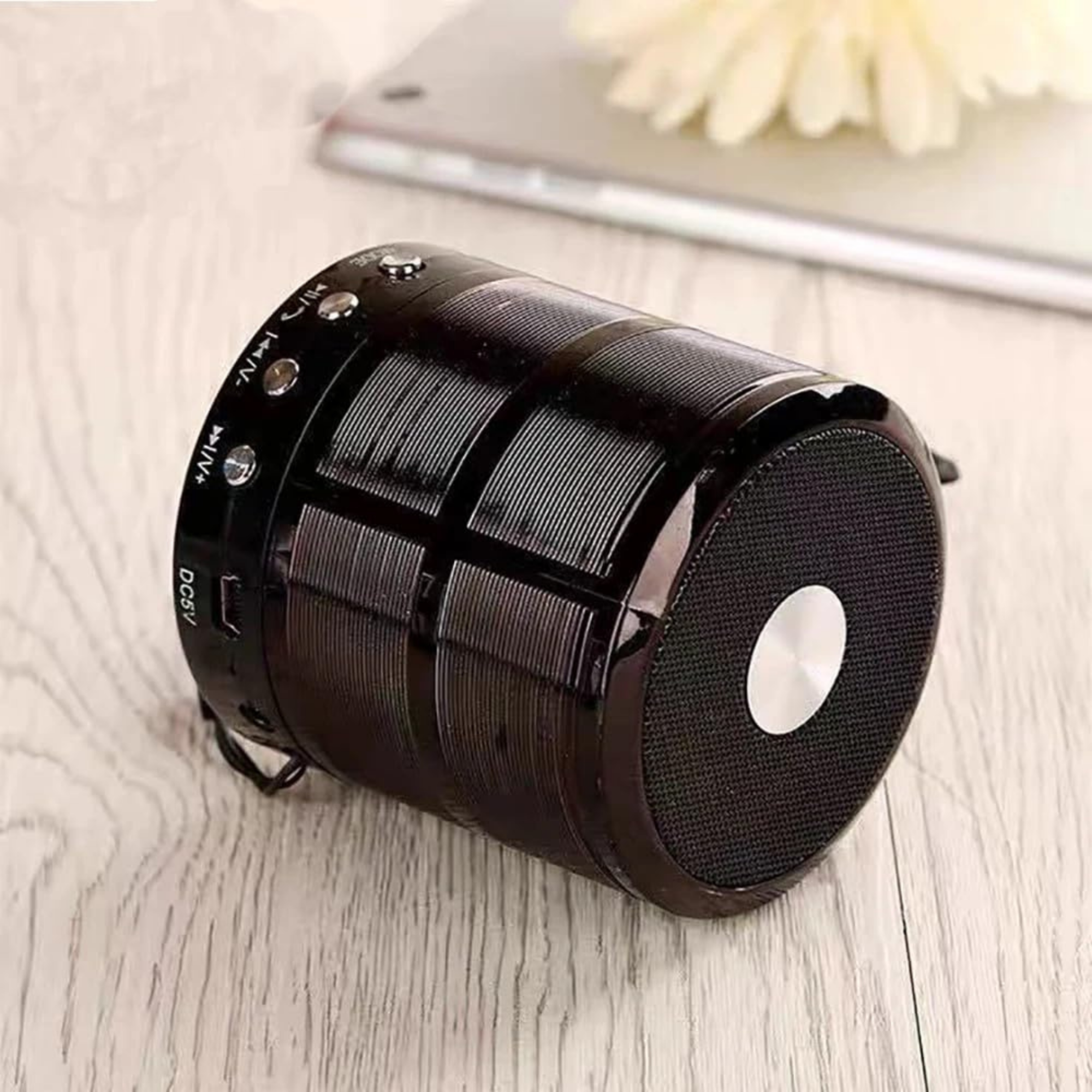 Picture of WS 887 mini Wireless Bluetooth Speaker with memory slot, FM, USB, AUX Portable Music Mini Speaker - Bluetooth Speaker for mobile/laptop/computer