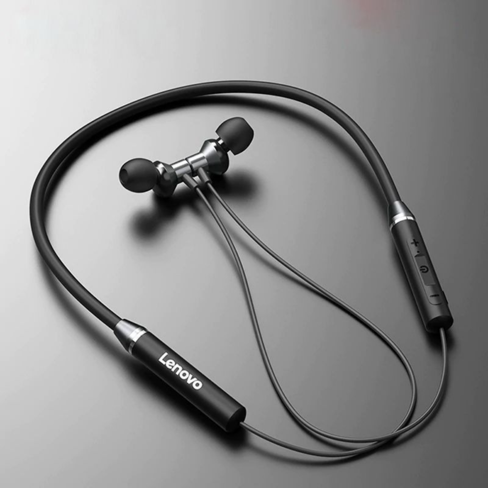 Picture of Lenovo HE05/HE05X earphones Magnetic Earbuds Bluetooth Headphones Sports Neckband Headset With Noise Cancelling Mic