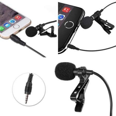 Picture of Candc U1 Microphone Proffessional Lavalier Microphone for DSLR and android -samsung/realme/oppo/vivo/iphone/walton/techno/xiaomi/nokia/laptop all device supported with premium quality