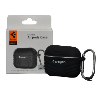 Picture of Original Spigen Airpods pro case for aipods pro 1st and 2nd gen also for airpods pro samsung/oneplus/oraimo/xiaomi/realme premium quality