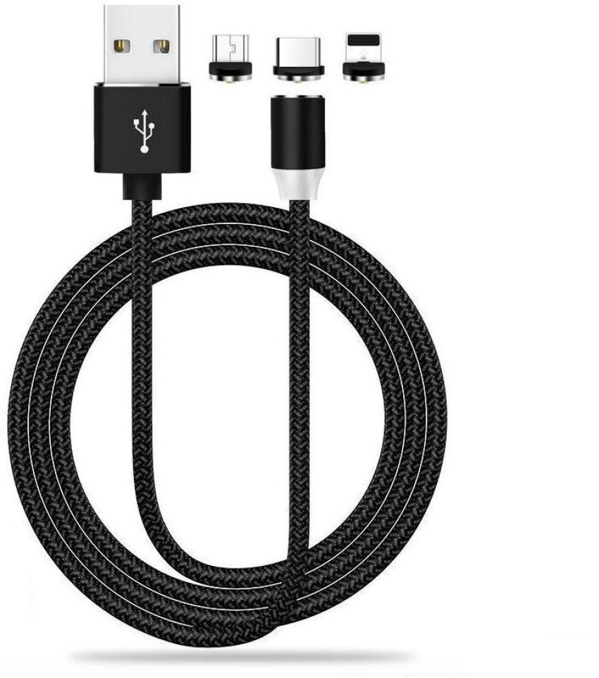 Picture of Dolphine Megnetic cable for Iphone , type-c, Type -B for android -samsung/realme/oppo/vivo/iphone/walton/techno/xiaomi/nokia/laptop all device supported with premium quality