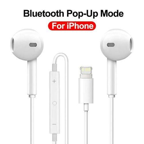 Picture of Recrsi EP 103 Apple headphone Stereo Handsfree High Fidelity Music Earphone for IOS - iPhone X/11/12/13 series- wired headphone-in ear headphone