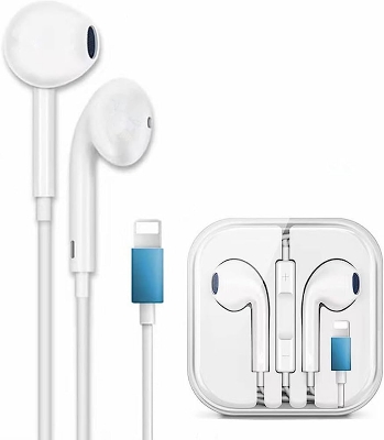 Picture of Recrsi EP 103 Apple headphone Stereo Handsfree High Fidelity Music Earphone for IOS - iPhone X/11/12/13 series- wired headphone-in ear headphone