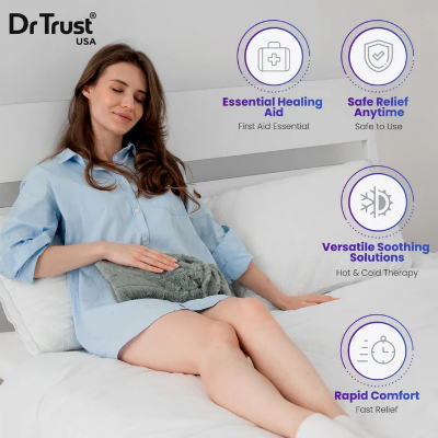 Picture of Hot Water bag Bottle,Hot Water Bag Electric Cartoon Warm Hot Cold Weather Water Bottle Bags Hand Foot Warmer Relaxing Heat Cold Therapy Portable Heated Pad Heating Bag Pain Relief Relaxation Xmas Gifts