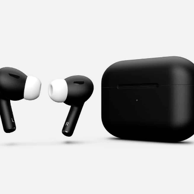 Picture of Airpods Pro 2nd Gen Black ANC Made in Dubai original Wireless bluetooth with wireless Charging for android and iphone