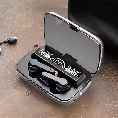 Picture of M19 Tws Headphones 5.1 Bluetooth Sports In-Ear Noise Canceling 3 Screen Earphone Headsets - Bluetooth Headphone in ear headphone