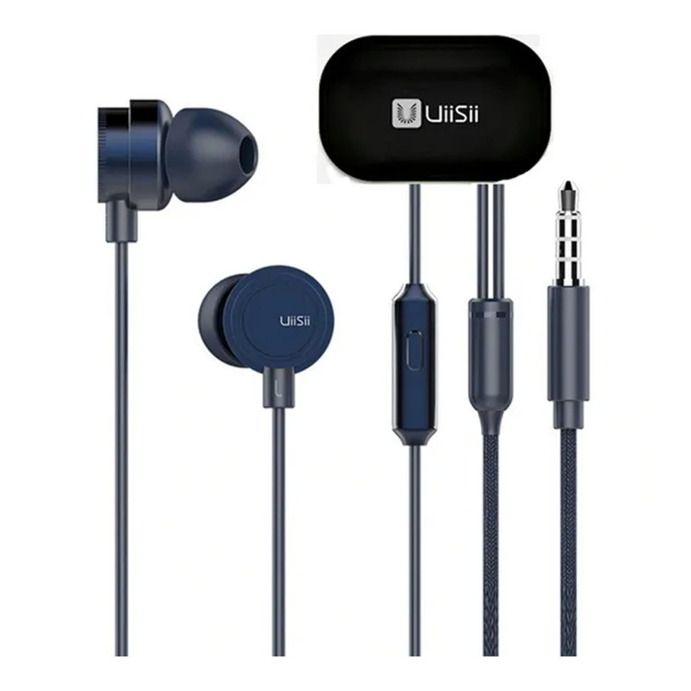 Picture of Uiisii_Hm 13 In-Ear Earphone - Headphone - Headphone for android -samsung/realme/oppo/vivo/iphone/walton/tecno/xiaomi/nokia/laptop all device supported with premium quality