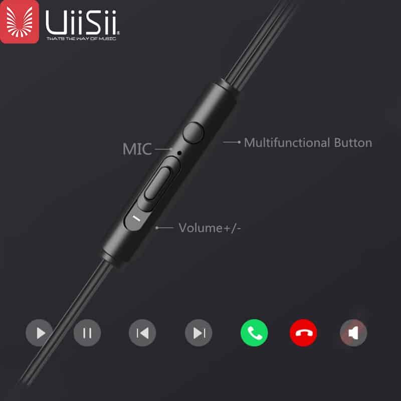 Picture of UiiSii HM12 Deep Bass Good Treble Earphones for android -samsung/realme/oppo/vivo/iphone/walton/tecno/xiaomi/nokia/laptop all device supported with premium quality