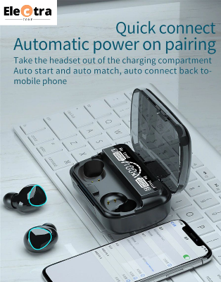 Picture of M10 Tws Wireless Earphone Touch Bluetooth Headphones With Digital Display - Bluetooth Headphone - Bluetooth Headphone - Air Buds - Tws - Bluetooth Headphone