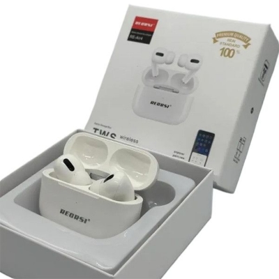 Picture of Recrsi airpods pro RE -Air4 Wireless Earbuds-Bluetooth Earphones - Bluetooth Headphone with premium looking super bass and high frequency TWS for android -samsung/realme/oppo/vivo/iphone/walton/techno/xiaomi/nokia/laptop all device supported with premiu