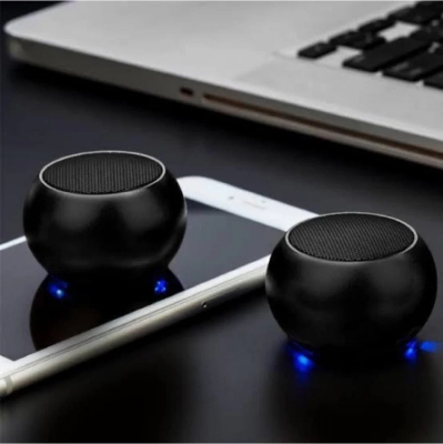 Picture of M3 Mini Portable Bluetooth Speaker Pocket Size Ultra Powerful Metal Body Speaker Use For SD Card Mobile Phone Rechargeable Speakers