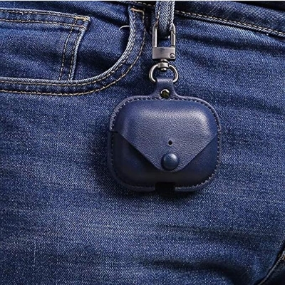 Picture of Airpods pro case original PU leather for aipods pro 1st and 2nd gen also for airpods pro samsung/oneplus/oraimo/xiaomi/realme premium quality