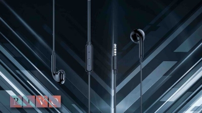 Picture of Recrsi EP-101 3.5mm wired headphones for any android -samsung/realme/oppo/vivo/iphone/walton/tecno/xiaomi/nokia /laptop all device supported with premium quality