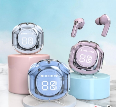 Picture of Ultrapods pro TWS Wireless Bluetooth 5.3 Headphones  Gaming Earphones Noise Reduction Stereo Earbuds for android -samsung/realme/oppo/vivo/iphone/walton/tecno/xiaomi/nokia/laptop all device supported with premium quality