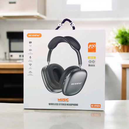 Picture of Recrsi RE-NY024 Overhead Headphone Bluetooth Headset Wireless Gamming Over-Ear Headphones for android iphone and pc