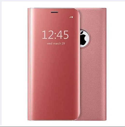 Picture of Clear View Mirror Leather Stand Flip Cover For iphone 7