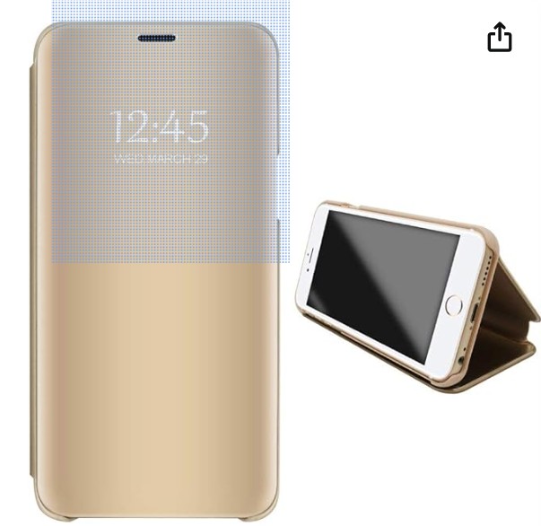 Picture of For Samsung Galaxy A520 Flip Case Window View Flip Stand Cover PU Leather Protective Case Luxury Kickstand Window Shockproof Flip Cover