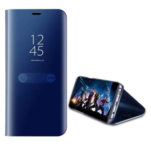 Picture of Samsung Galaxy A9 (2018) Clear View Mirror Flip Stand Cover